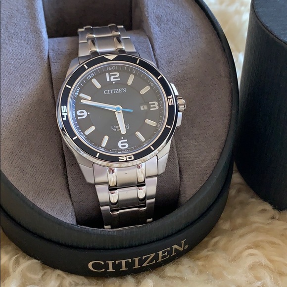 Citizen echo drive titanium watch